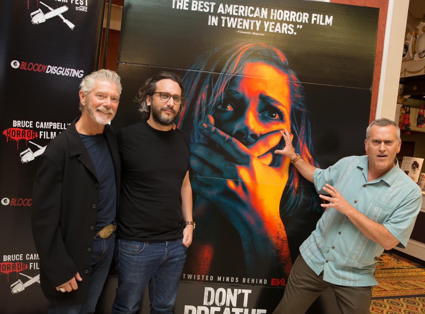 Stephen Lang and Director Fede Alvarez Attend DON'T BREATH Screening at Bruce Campbell Horror Film Festival