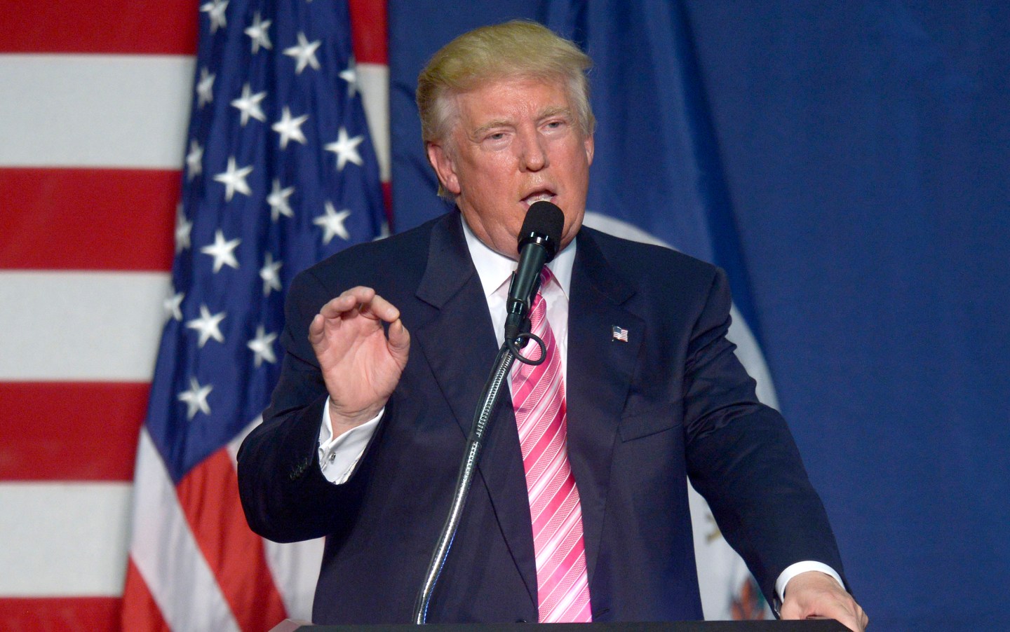 GOP Nominee Donald Trump Holds Rally In Fredericksburg, Virginia