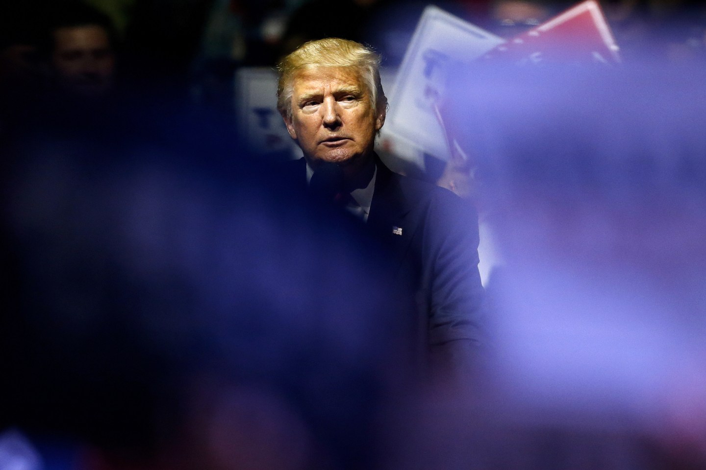 Donald Trump Holds Campaign Rally In Jackson, MS