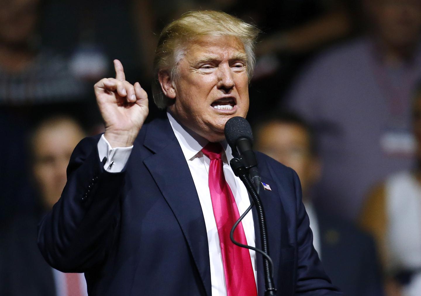 Donald Trump Holds Campaign Rally In Jackson, MS