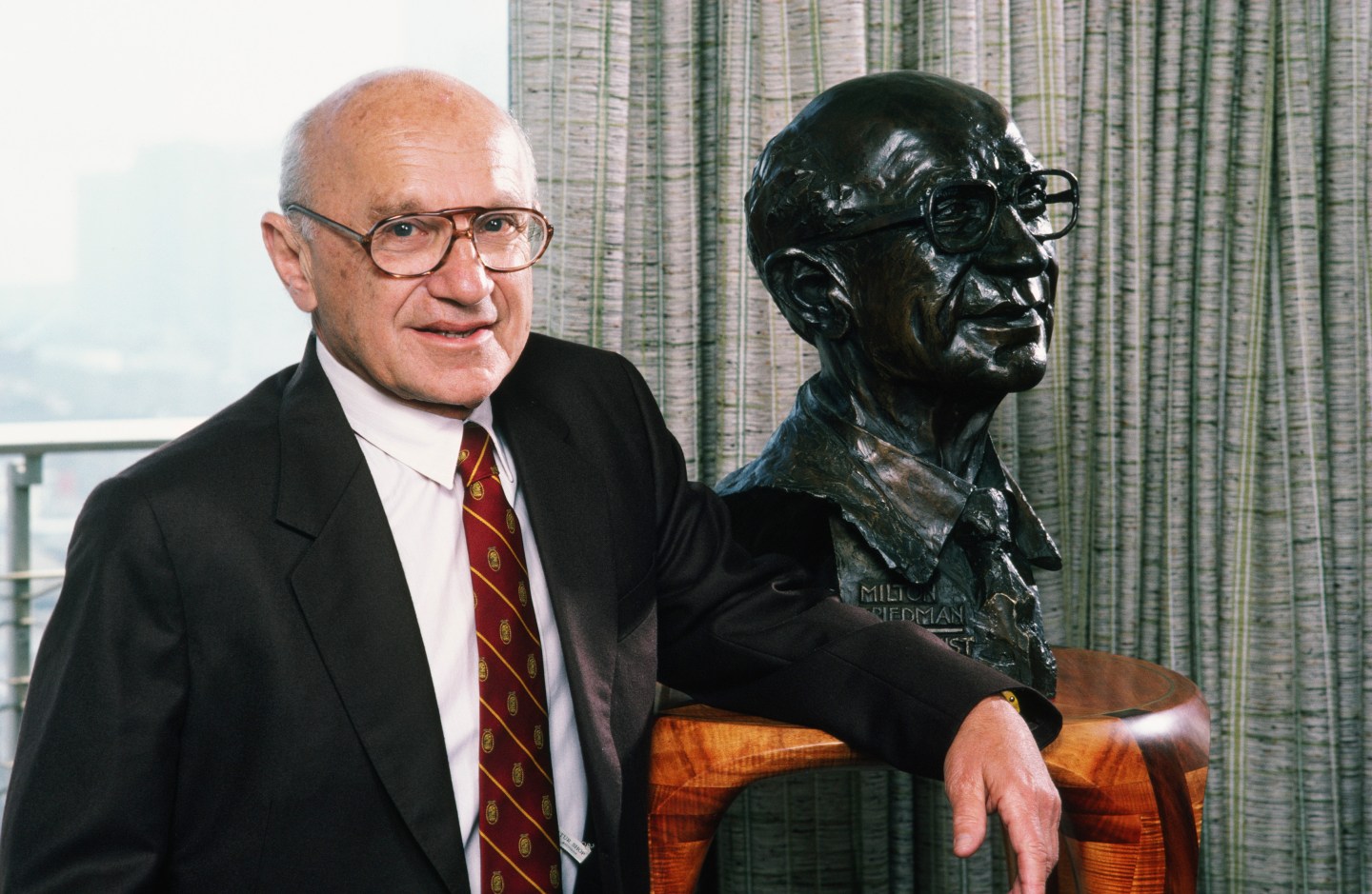 Economist Milton Friedman Portrait Session