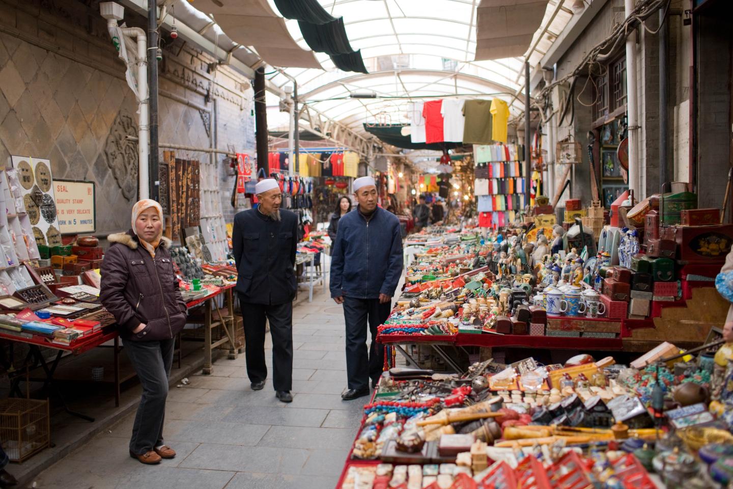 Selling Souvenirs, Xian, China
