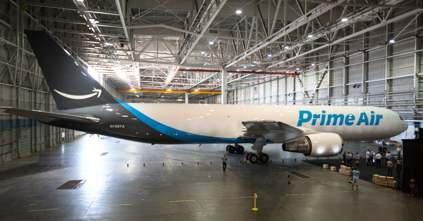 Amazon One Prime Air cargo plane