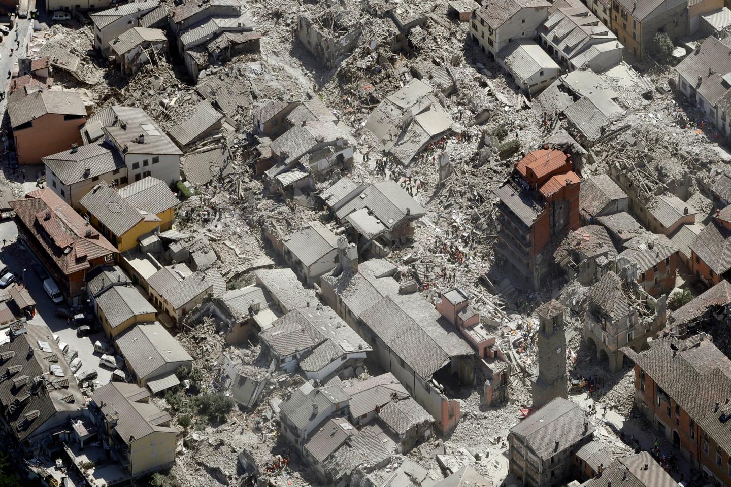 APTOPIX Italy Quake