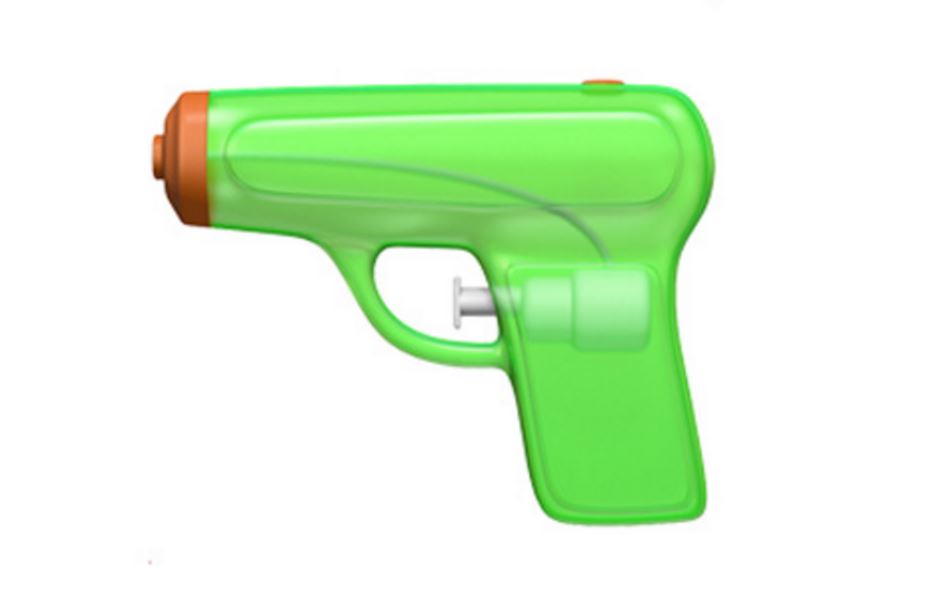 Apple water pistol