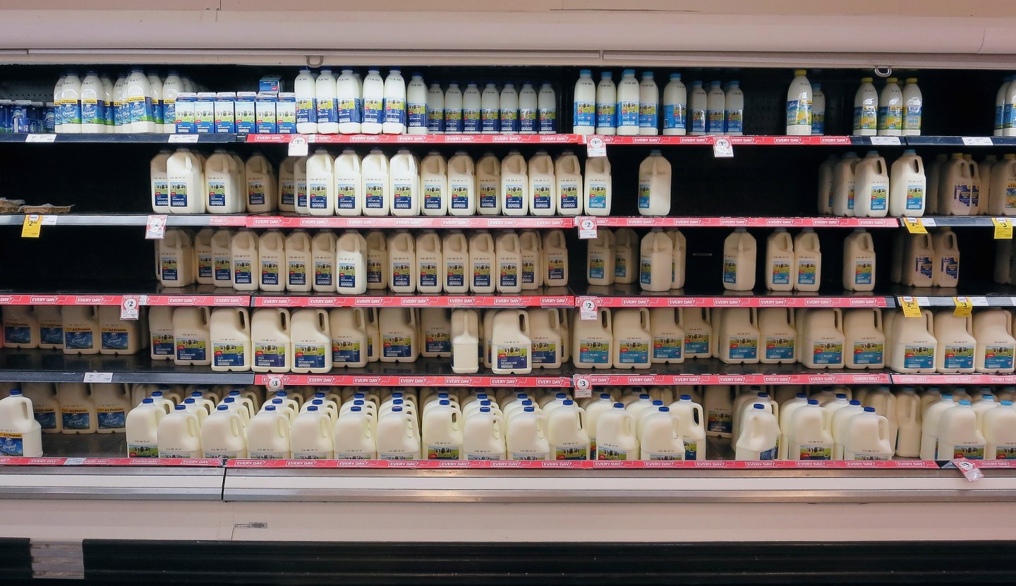 Branded Milk Stock Low As Consumers Avoid Home Brands