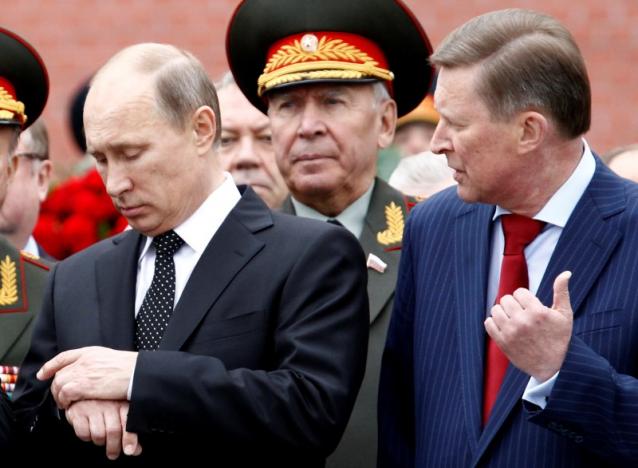Russian President Putin and chief of President's staff Ivanov attend ceremony marking 72nd anniversary of Nazi German invasion in Moscow