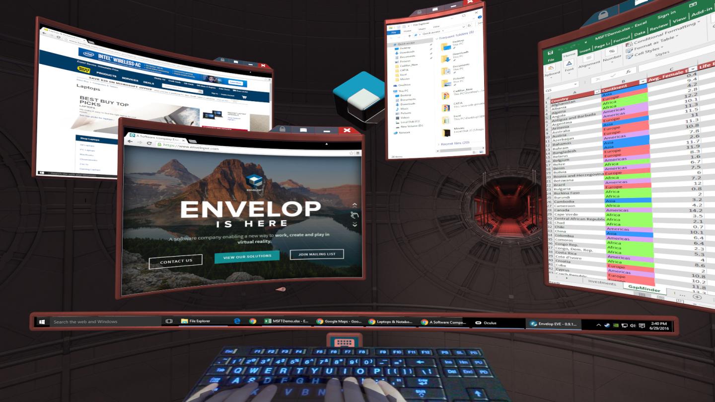 Envelop for Windows screenshot