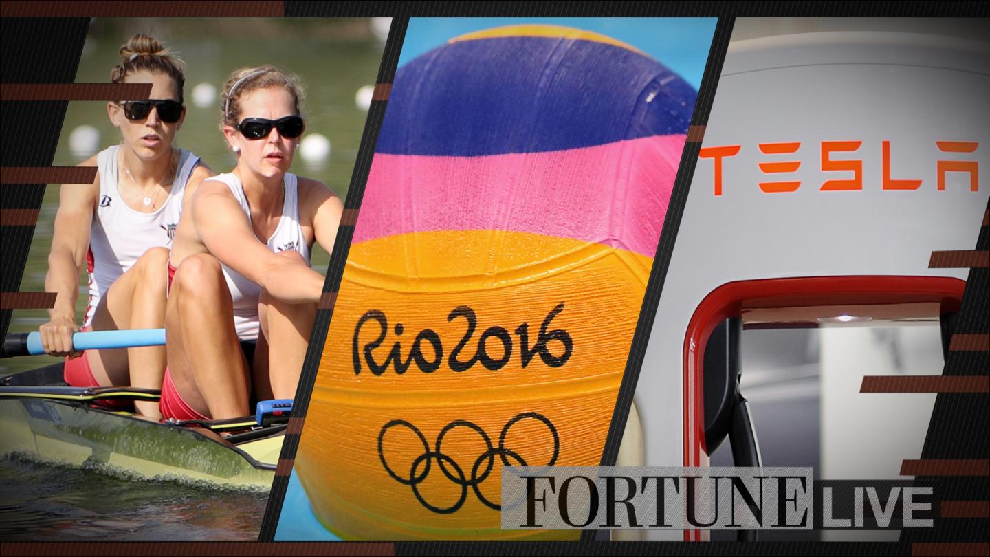Fortune Live for August 4, 2016: The Olympic Games in Rio, USRowing, and Tesla Earnings