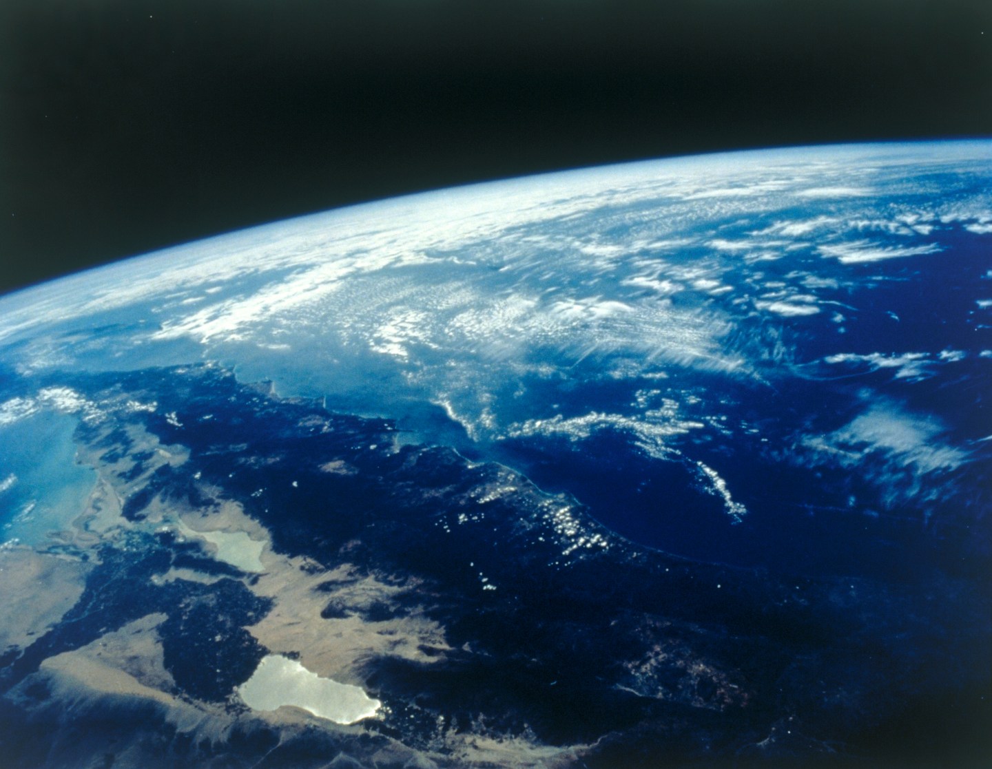 Close-up of Earth, southern CA