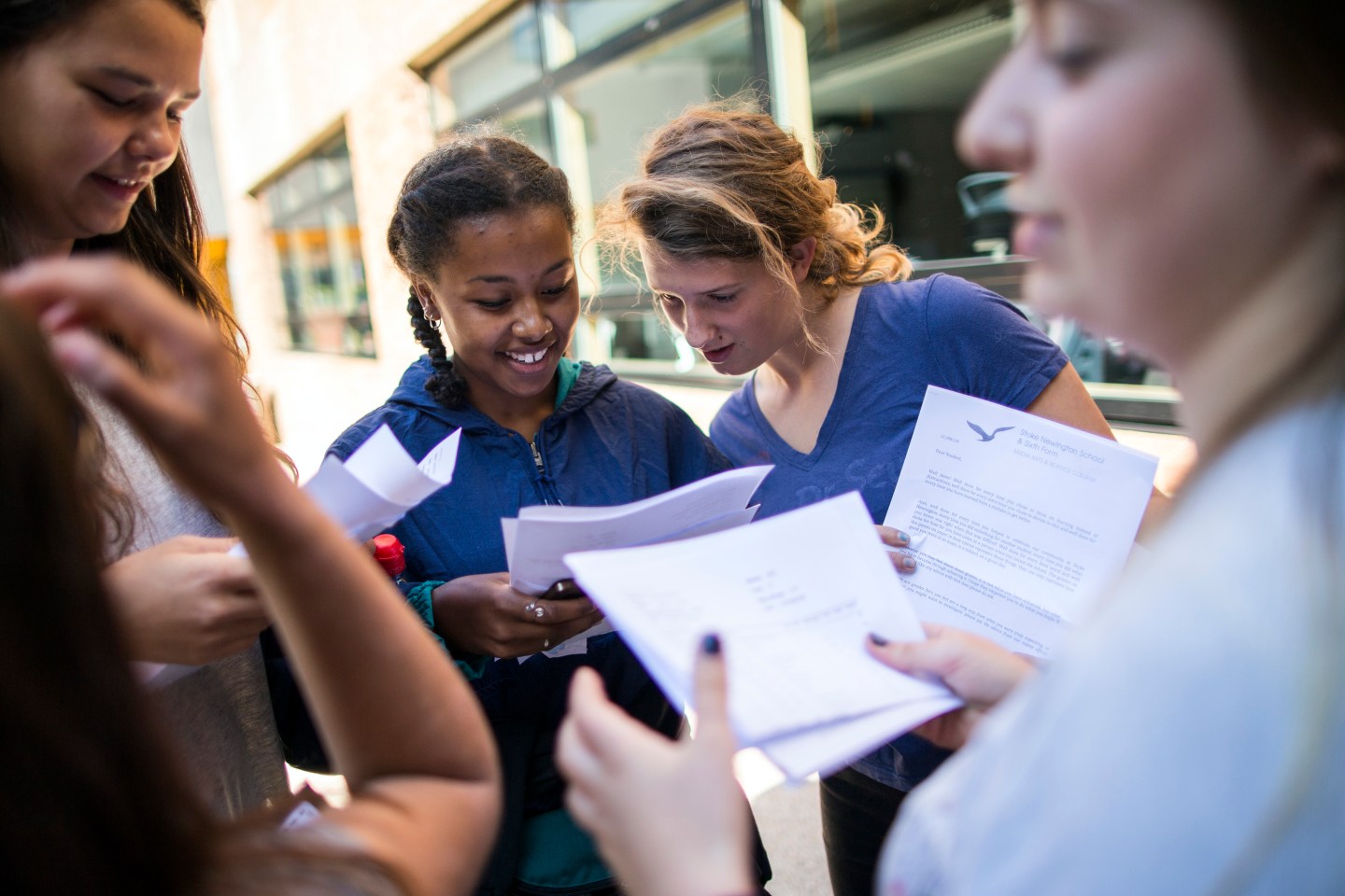 GCSE Results Are Released In The UK