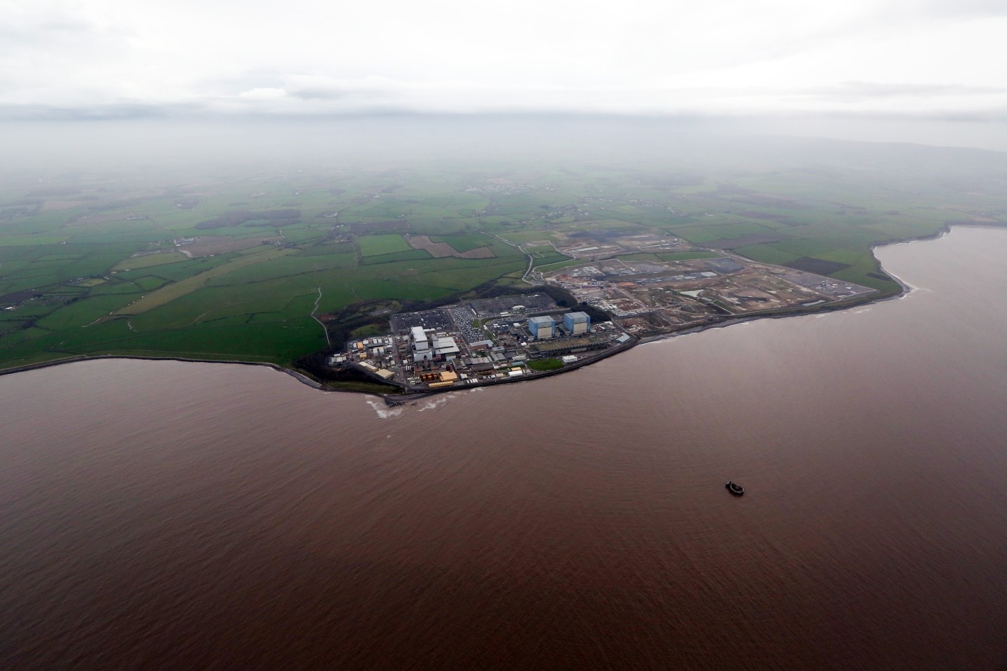 EDF's Hinkley Point B Nuclear Power Station As Company Agrees Deal With China General Nuclear Power Corp To Build Nuclear Plant