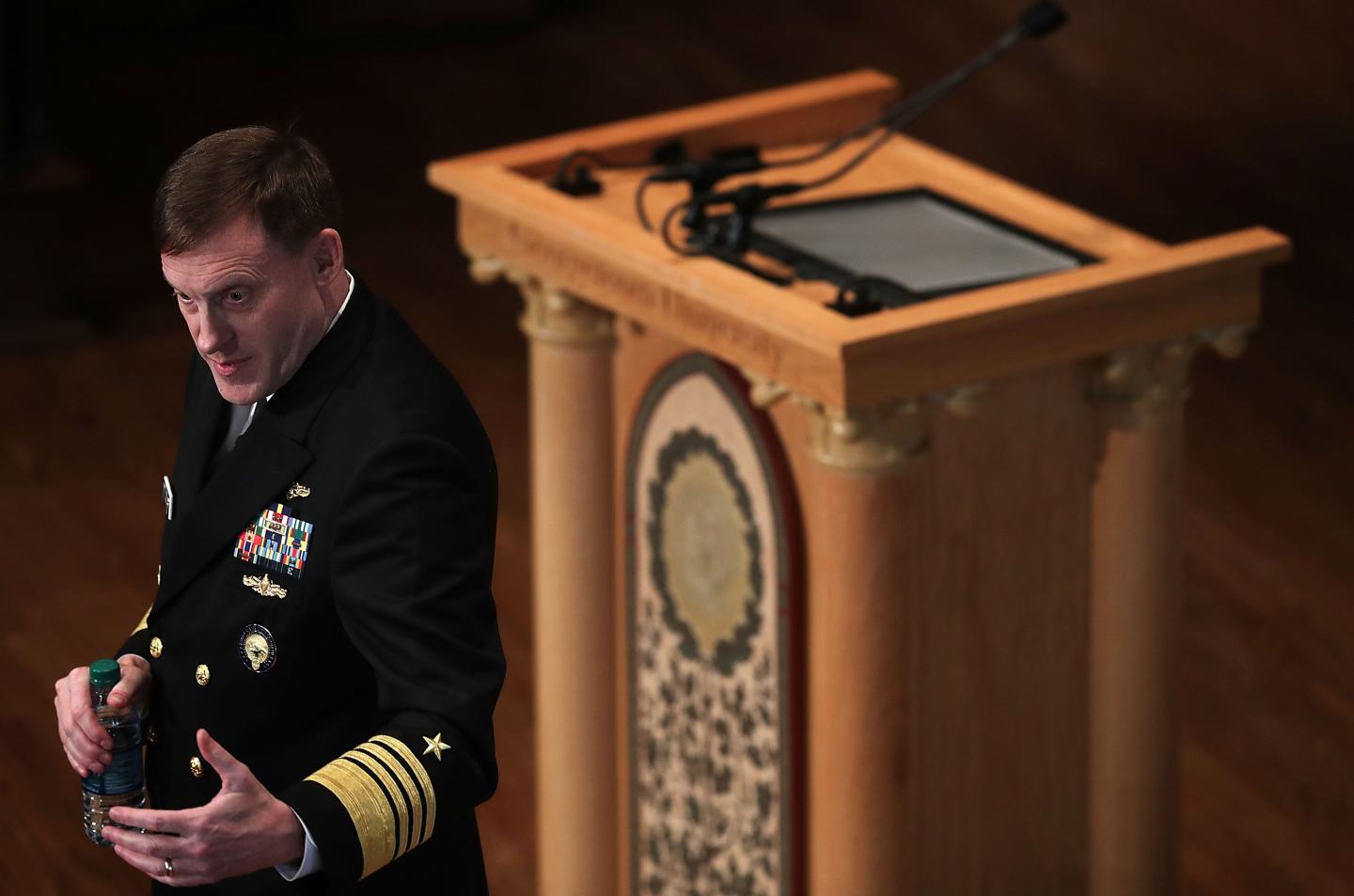 FBI Director James Comey Delivers Keynote Address On Cyber Security At Georgetown University