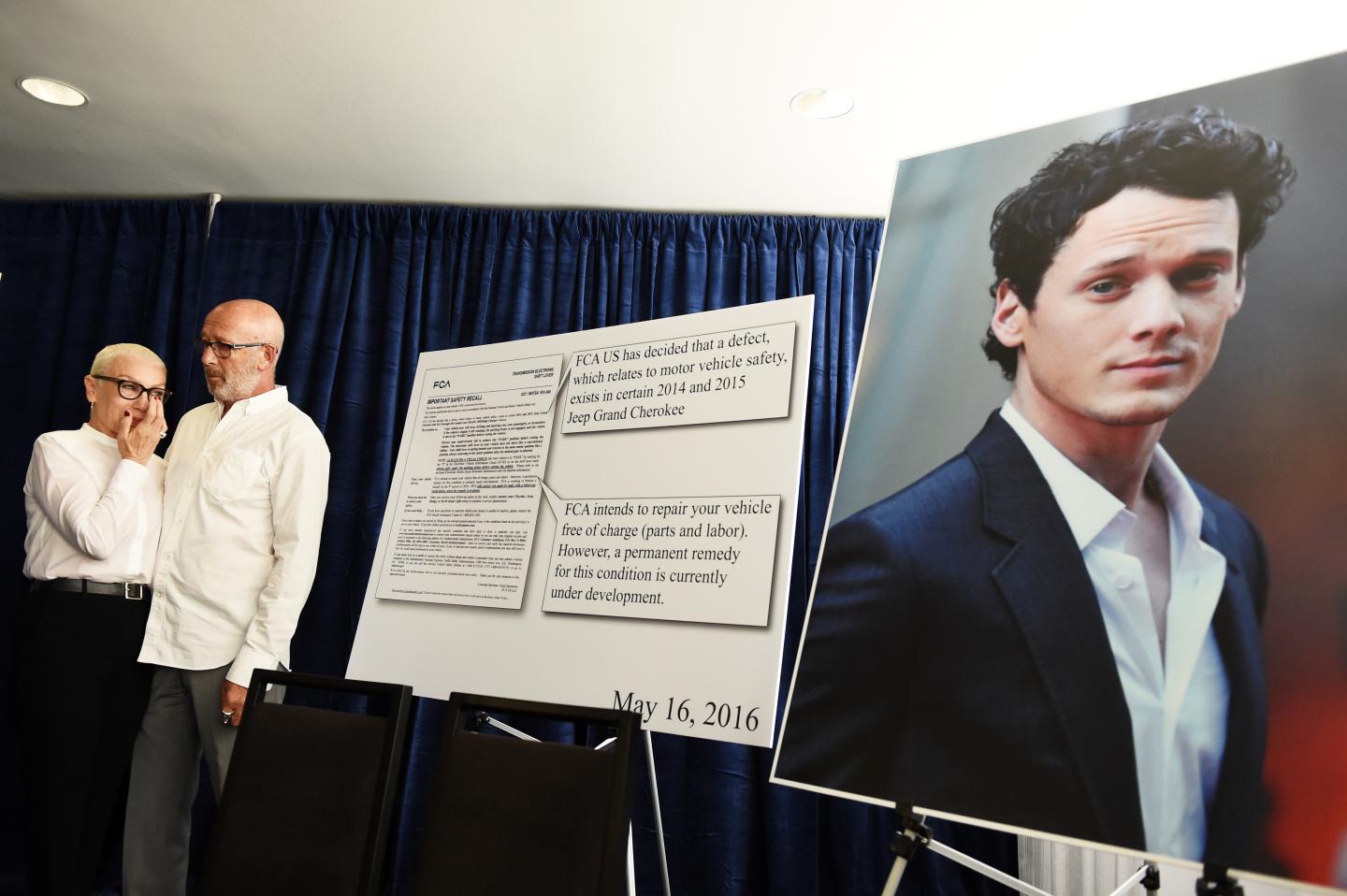Anton Yelchin's Parents Hold Press Conference Regarding The Accidental Death Of Their Son