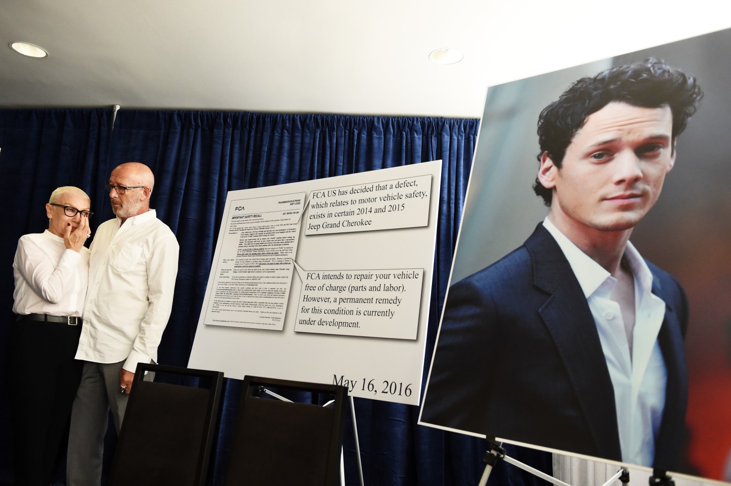 Anton Yelchin's Parents Hold Press Conference Regarding The Accidental Death Of Their Son