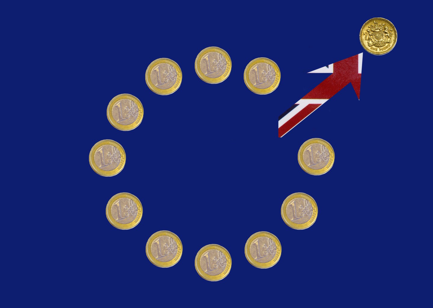 UK leaving EU post Brexit illustrated.