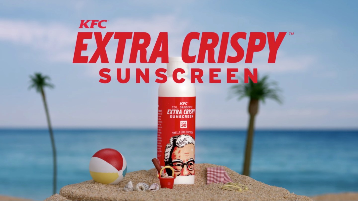 KFC Is Making Sunscreen That Smells Like Fried Chicken