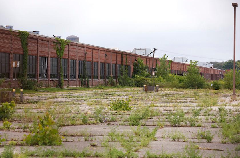 The BorgWarner factory that once employed thousands of people sits shuttered in Muncie