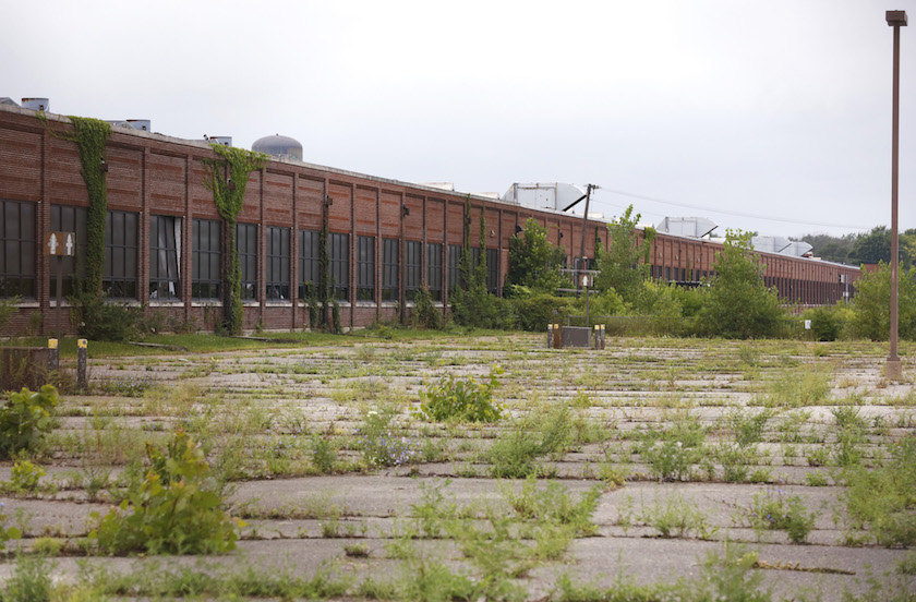 The BorgWarner factory that once employed thousands of people sits shuttered in Muncie