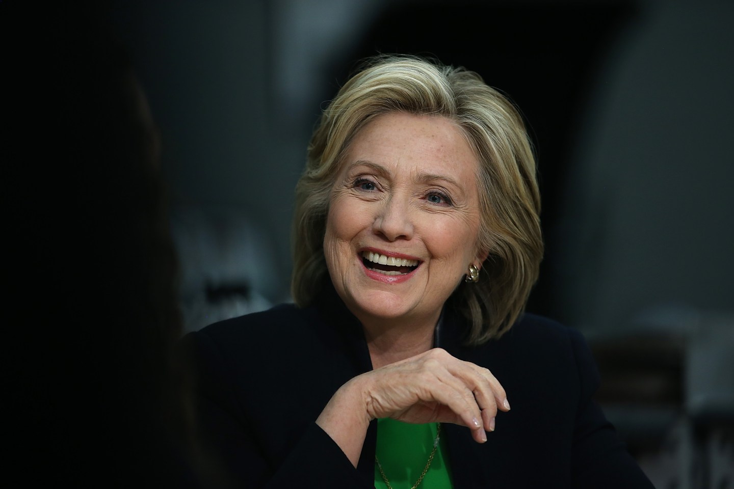 Hillary Clinton Begins Presidential Campaign In Iowa