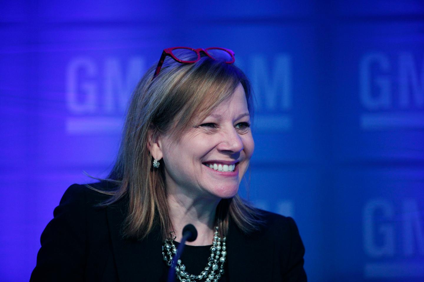 GM CEO Mary Barra Holds News Conference During Annual Shareholders Meeting