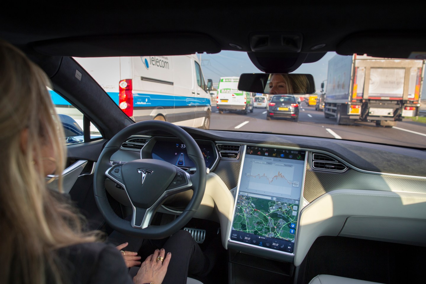 Tesla Motors Inc. Tests Self-Driving Technology