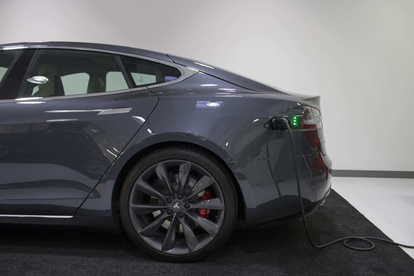 Inside A Tesla Motors Inc. Showroom As  Electric Automaker Pushes For Positive Cash-flow