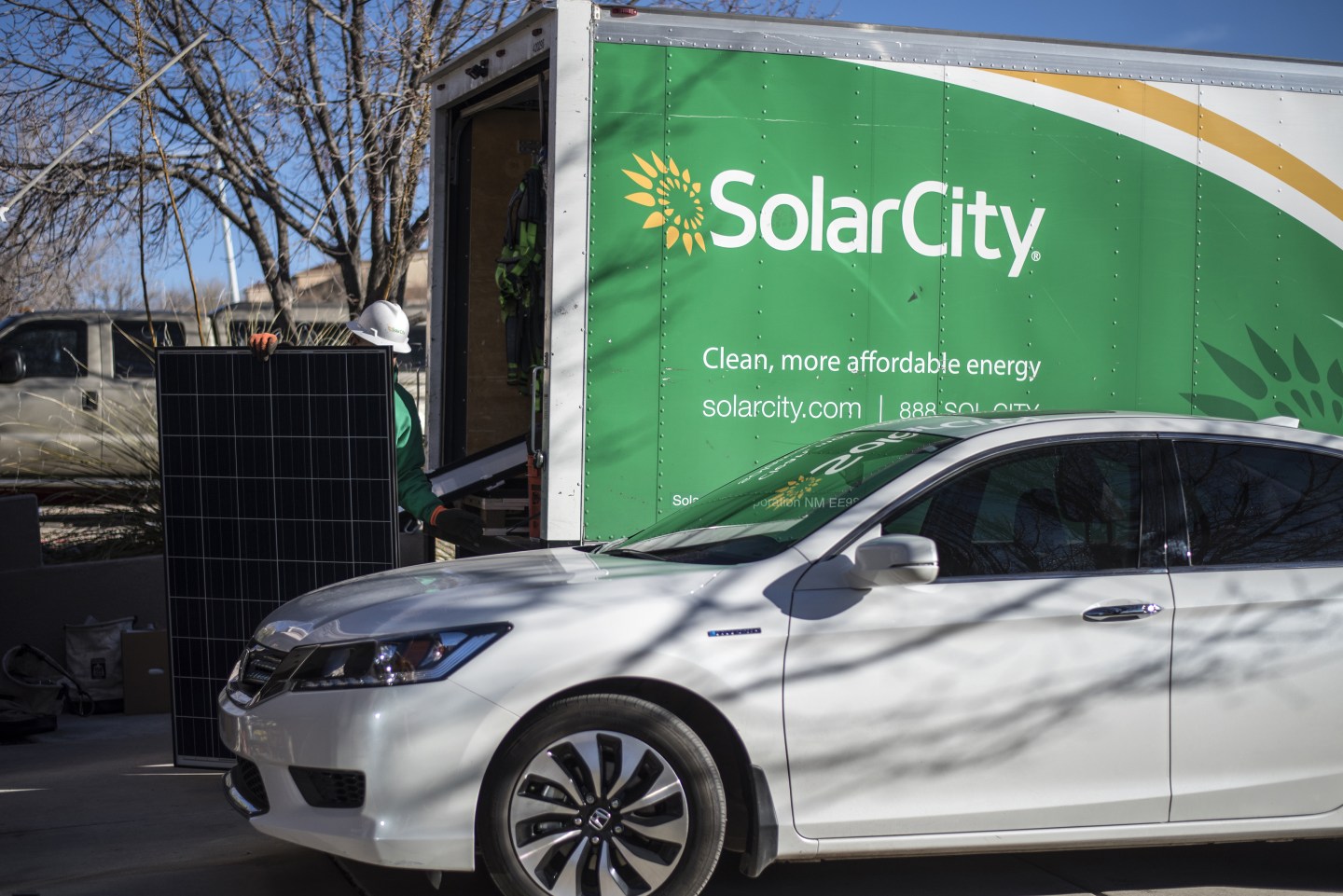 A SolarCity Corp. Residential Solar Panel Installation Ahead Of Earnings Figures