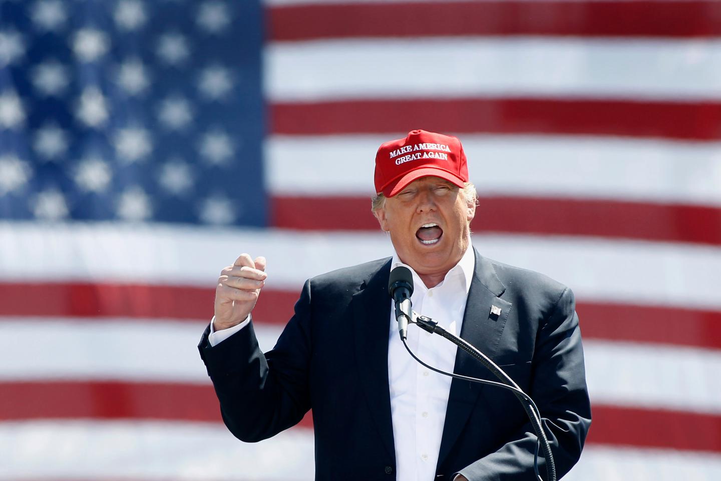 Republican Presidential Candidate Donald Trump Holds Rally In Phoenix