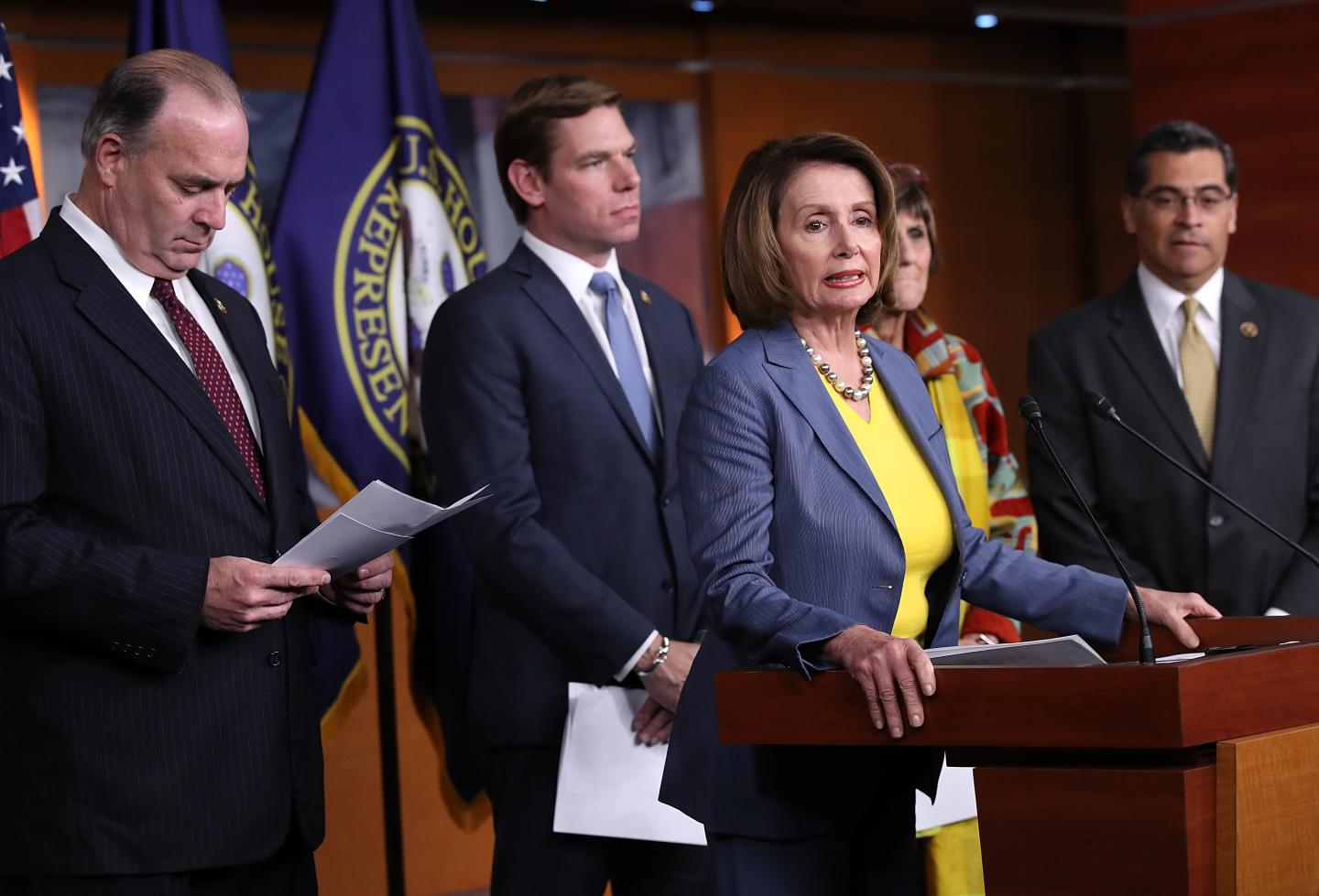 Pelosi And House Democrats Hold News Conference Discussing Republican Agenda
