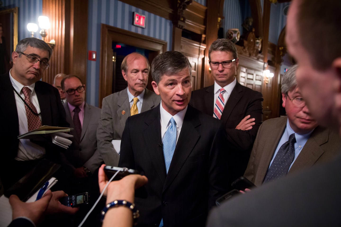 U.S. Representative And Chairman Of The Financial Services Committee Jeb Hensarling Speaks At The Economic Club of New York