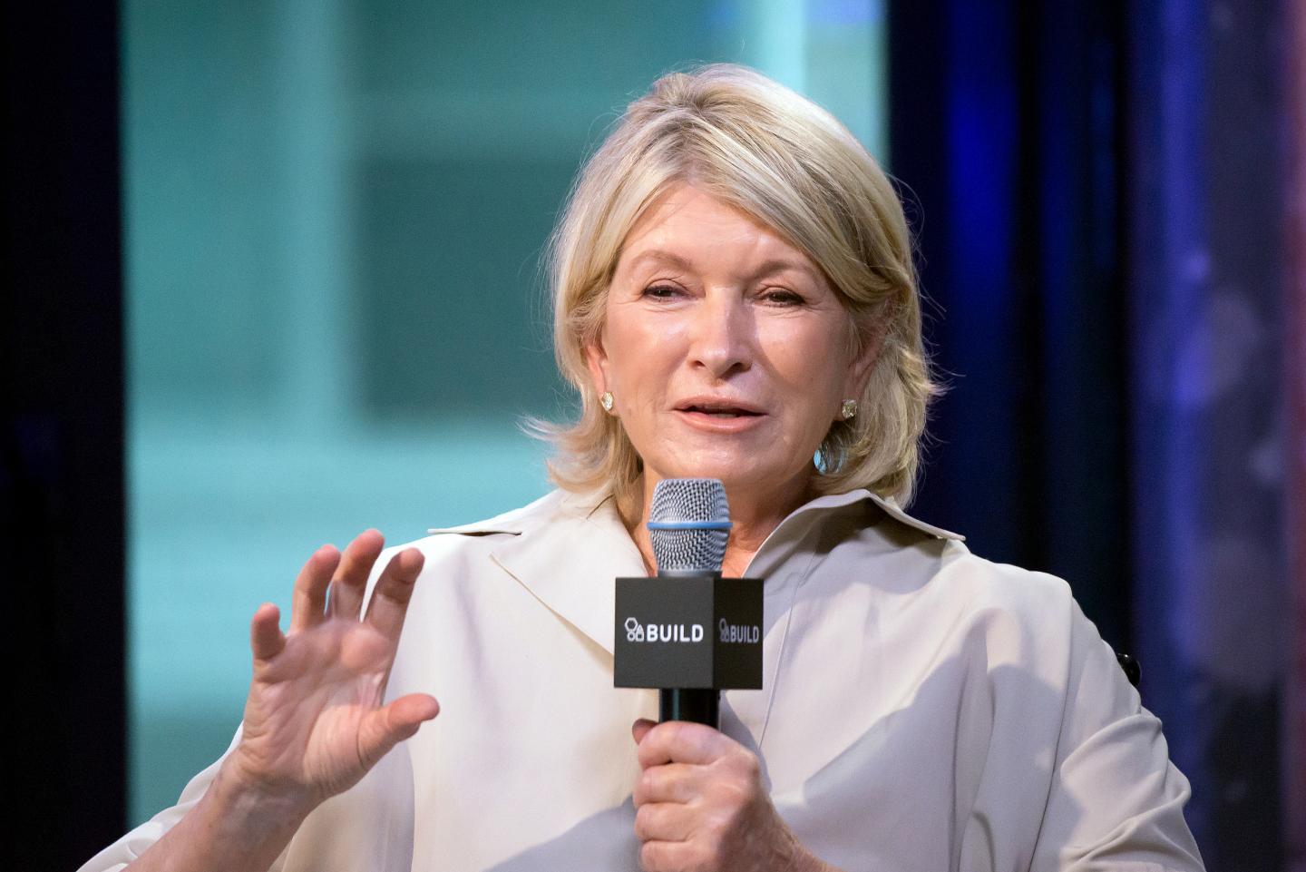 AOL Build Speaker Series - Geoffrey Zakarian Discusses Career And New Projects With Martha Stewart