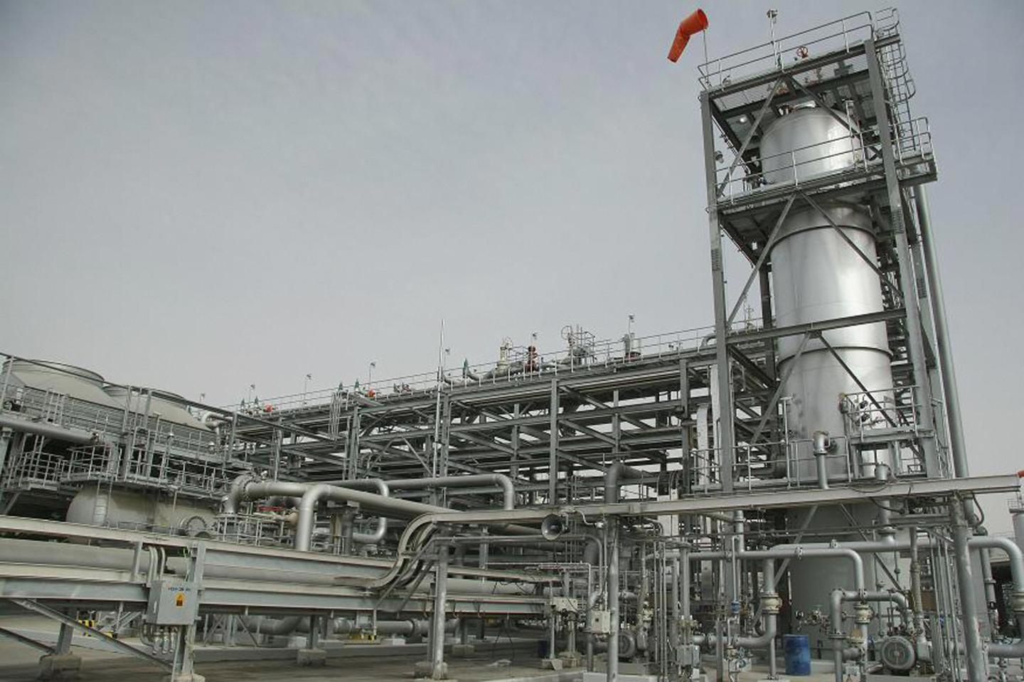 A general view shows a new plant inaugur