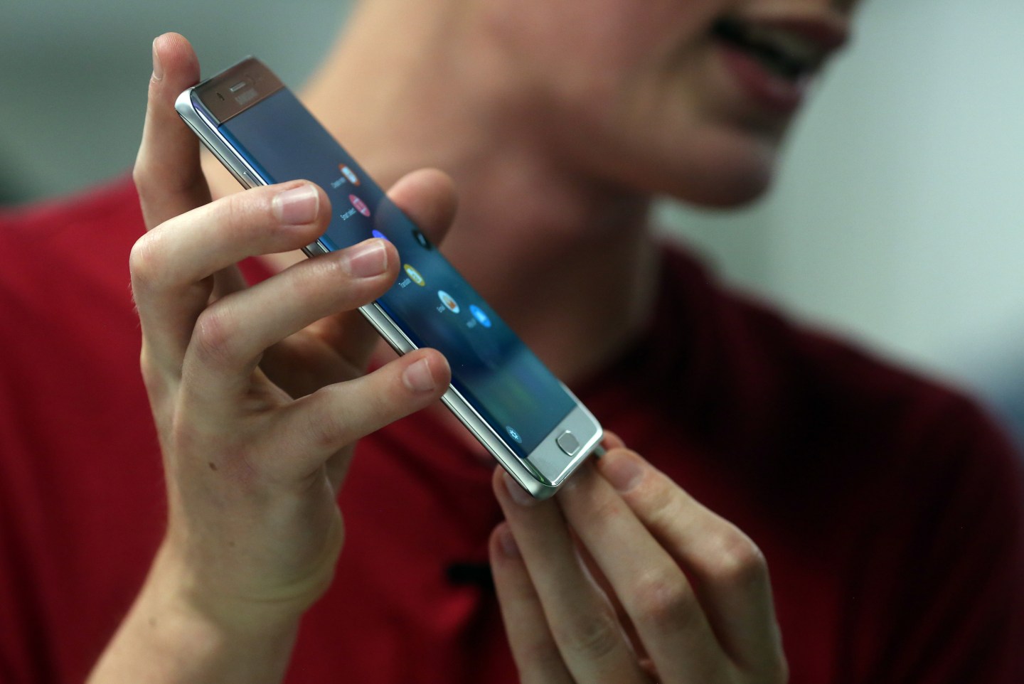 Samsung Electronics Co. Launch Their Galaxy Note 7 Smartphone