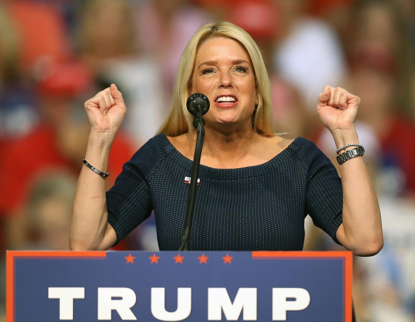 Republican Presidential Candidate Donald Trump Holds Rally In Daytona Beach, Florida