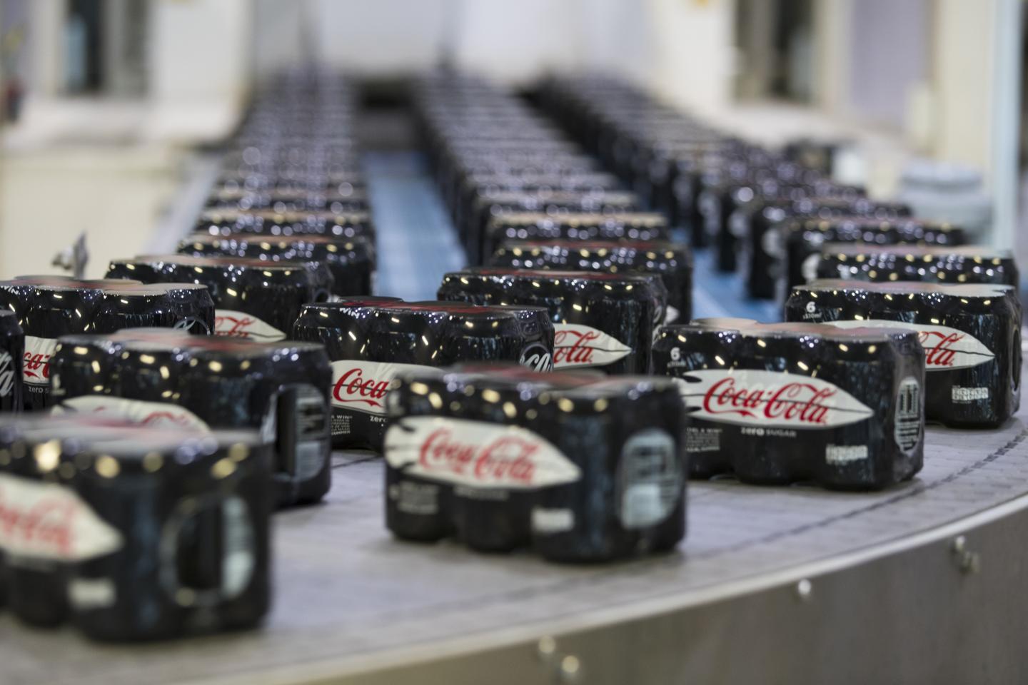 Soft Drink Manufacture At A Coca-Cola Co. Factory