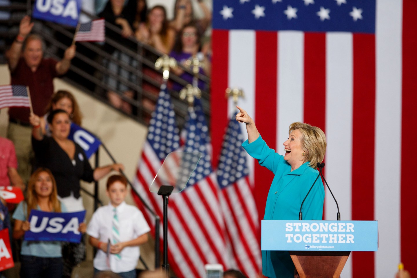 Democratic Presidential Nominee Hillary Clinton Holds Nevada Campaign Rally