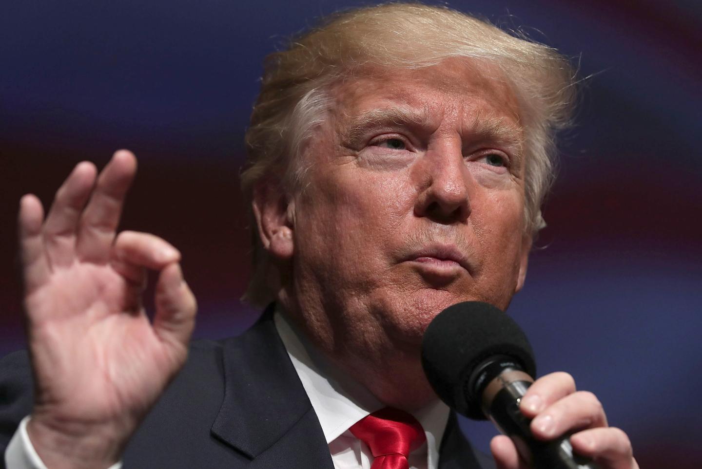 Donald Trump Holds Campaign Rally In Virginia Beach