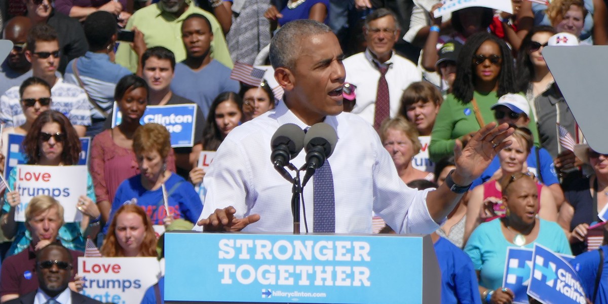 Obama Blasts Trump for Rhetoric on the Working Class, Praise of Putin ...