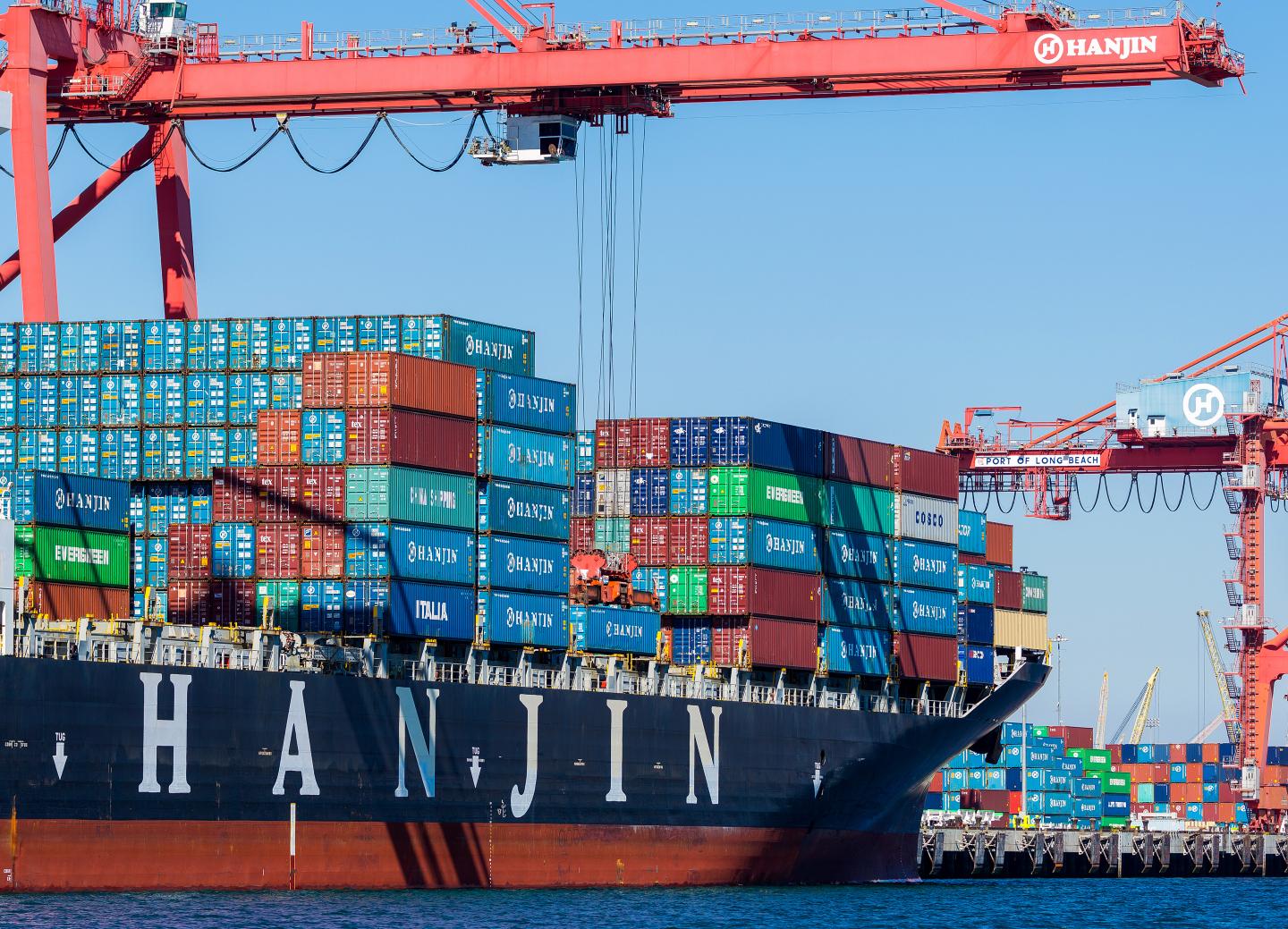 Hanjin Shipping Co.'s Container Ships In Port As Cargo Owners Say Bid To Unload Vessels Isn't Working