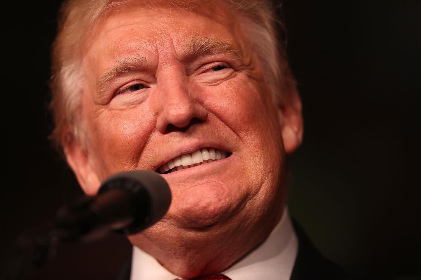 Donald Trump Campaigns In Estero, Florida
