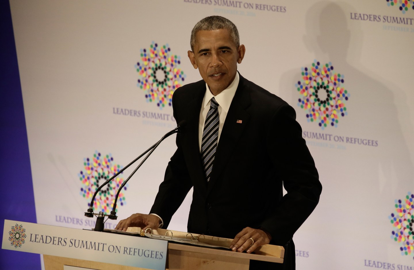 President Obama Addresses The 71st Session Of The United Nations General Assembly
