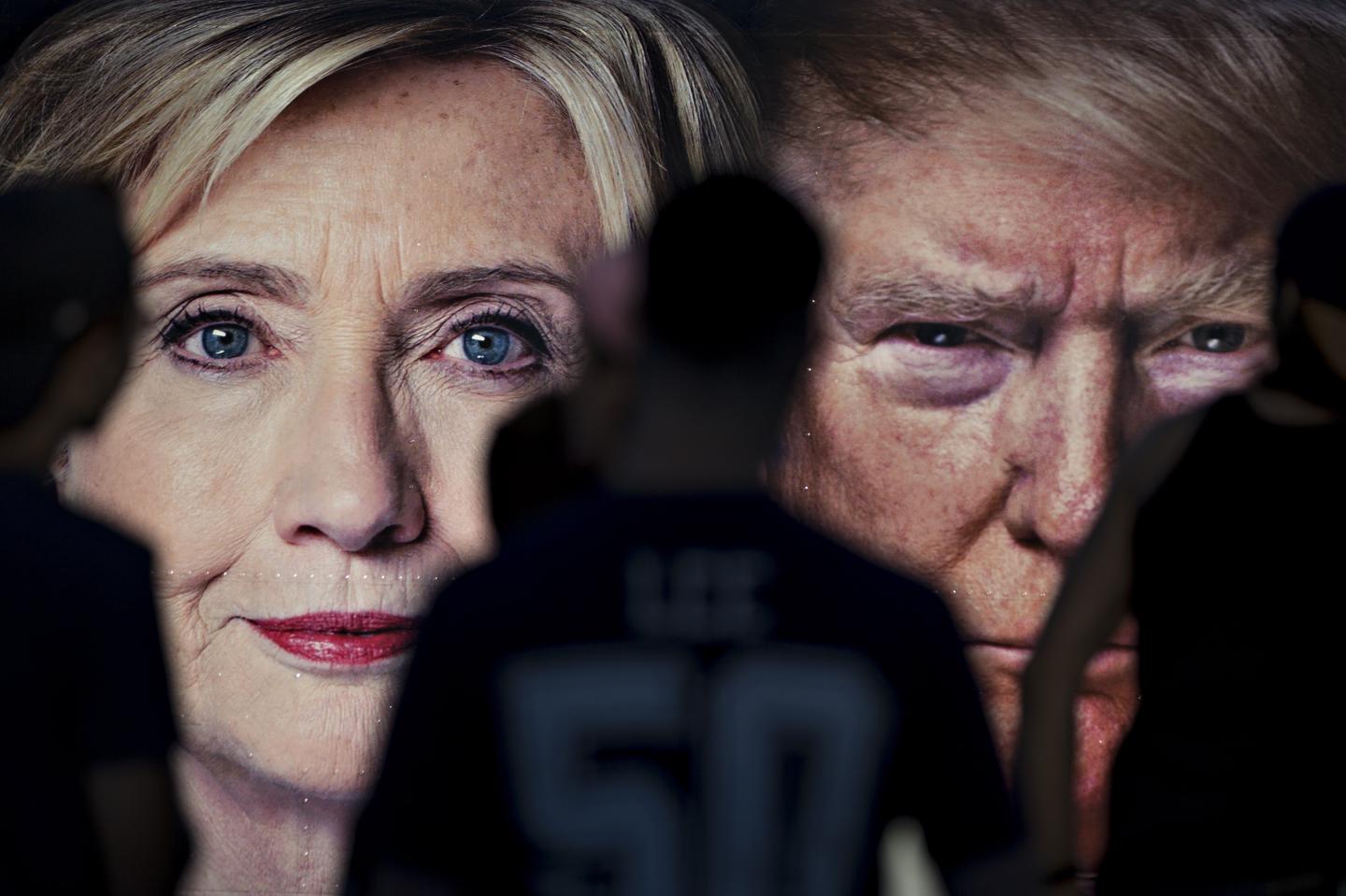 Views Ahead Of The First Presidential Debate At Hofstra University