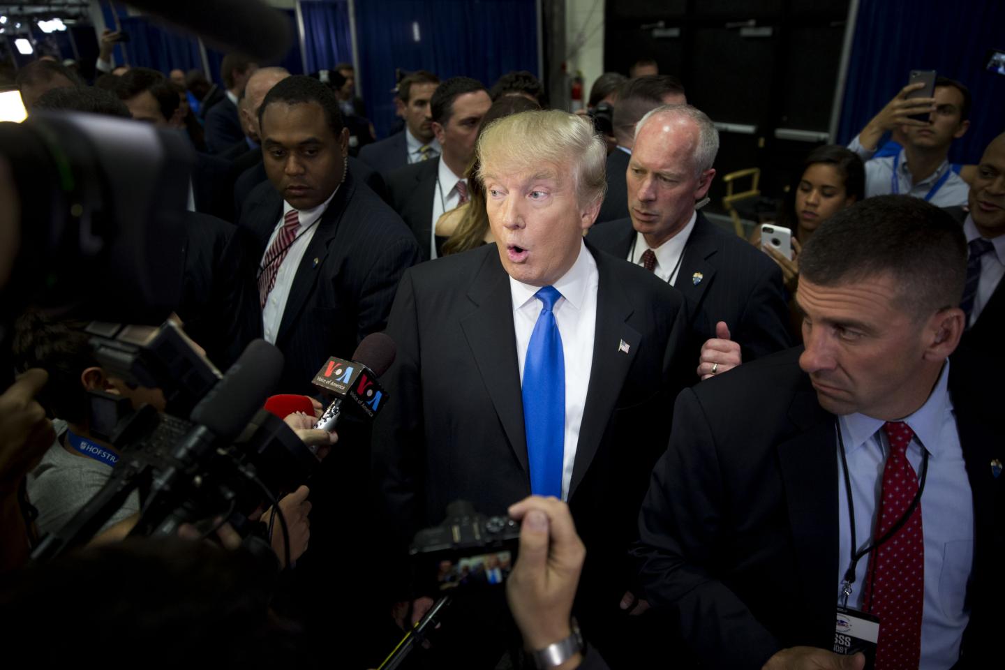 Candidates Hillary Clinton And Donald Trump Hold First Presidential Debate At Hofstra University