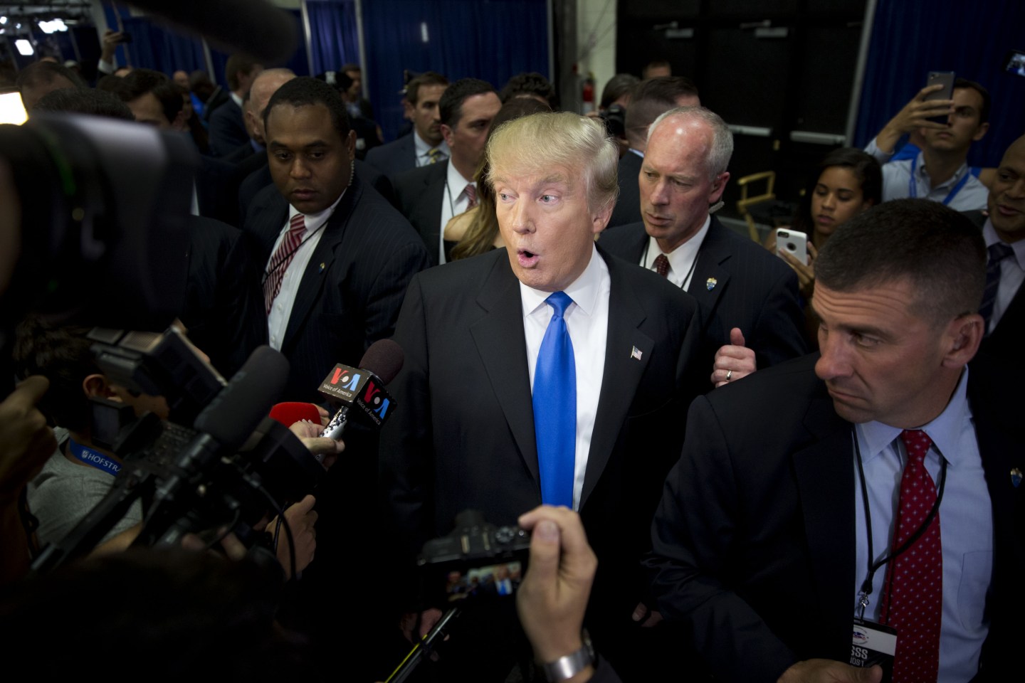 Candidates Hillary Clinton And Donald Trump Hold First Presidential Debate At Hofstra University