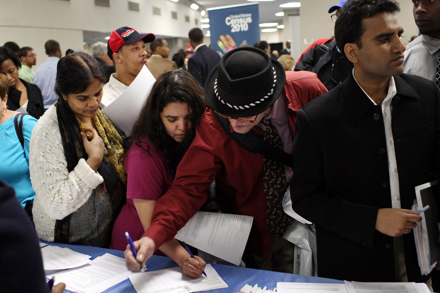 AARP Hosts Job Fair For Workers Over 50 In New York