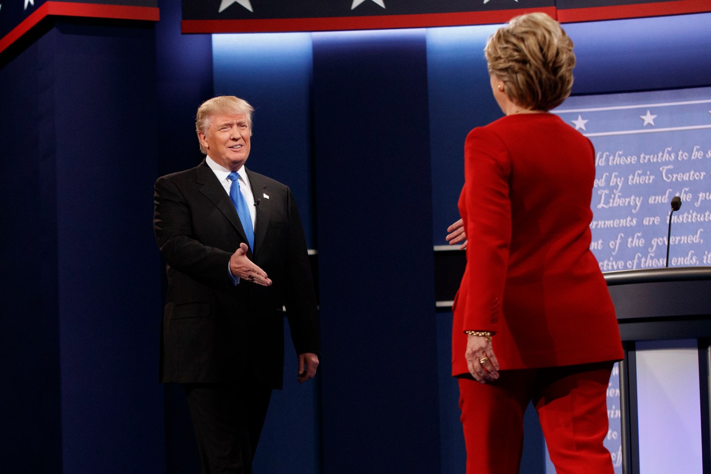 Donald Trump, Hillary Clinton