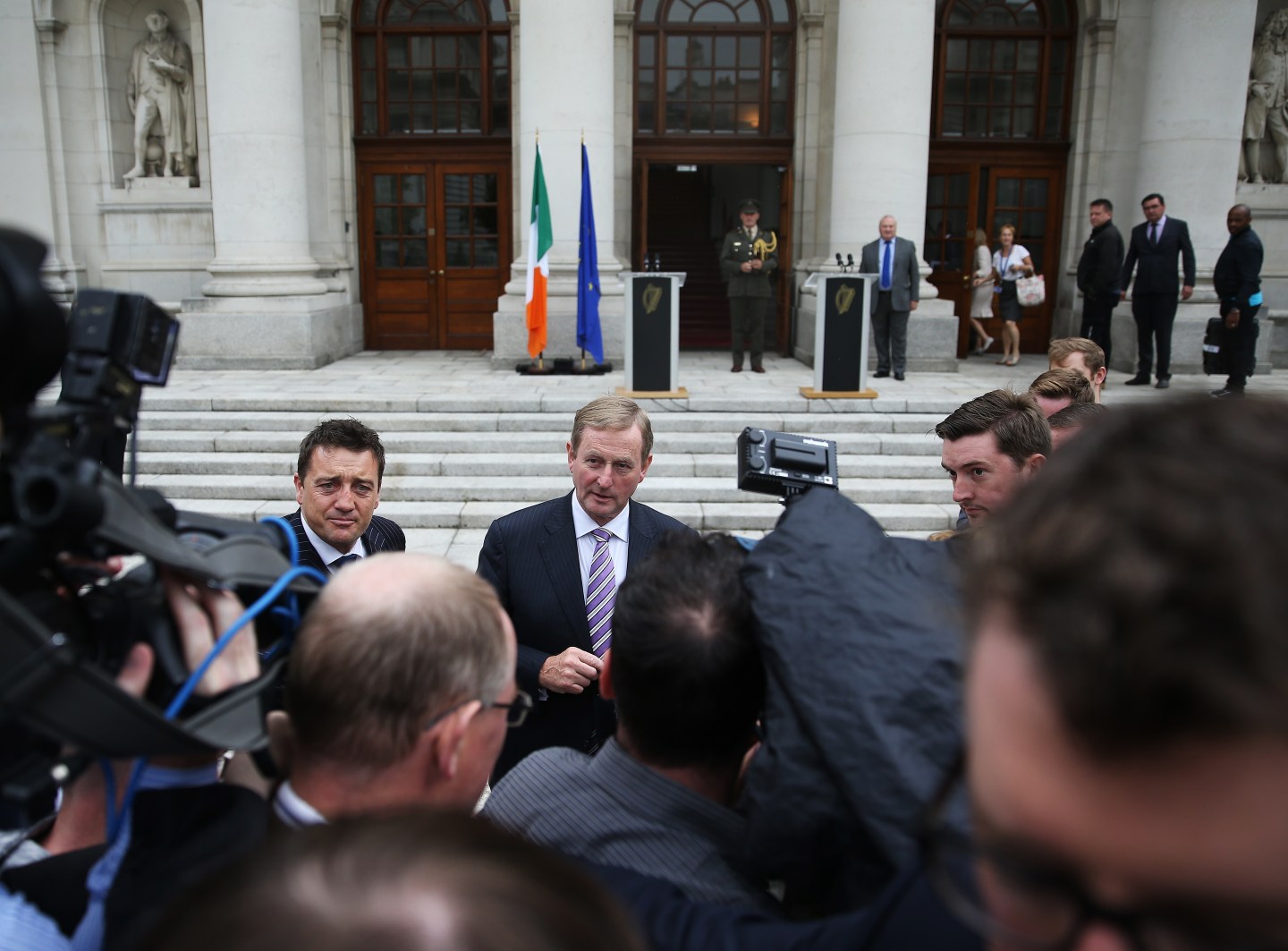 Tusk talks with Kenny