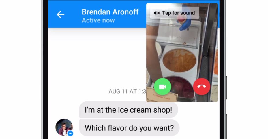 Facebook Messenger's Instant Video feature