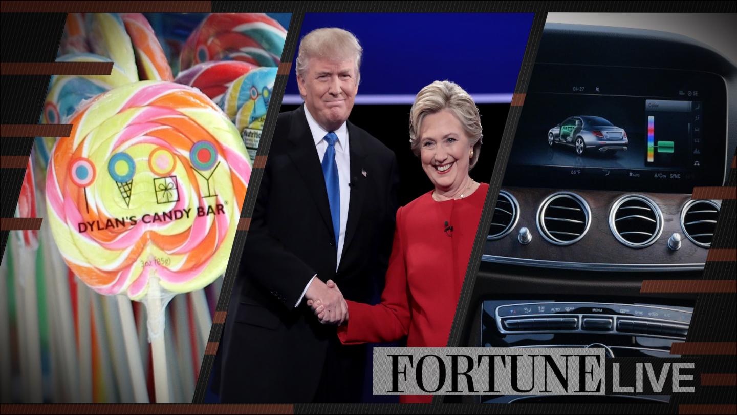 Fortune Live for September 29, 2016: The Presidential Debate, Dylan’s Candy Bar, and Mercedes